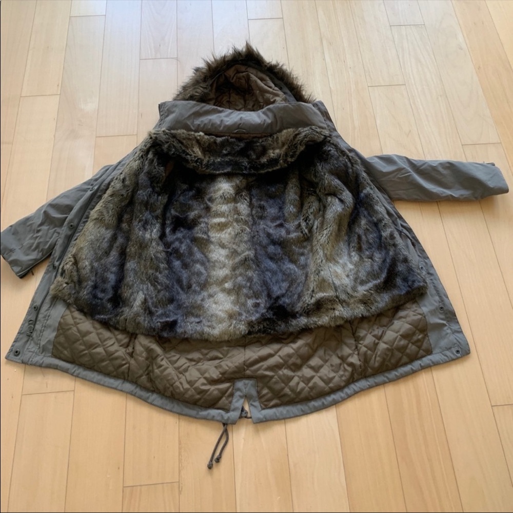 Abercrombie 3-in-1 fur lined parka